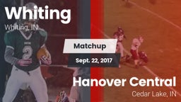 Matchup: Whiting  vs. Hanover Central  2017