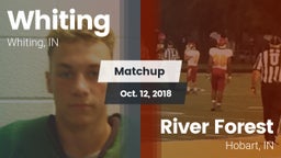 Matchup: Whiting  vs. River Forest  2018