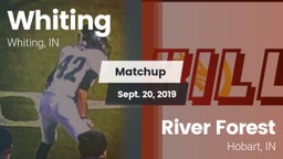 Matchup: Whiting  vs. River Forest  2019