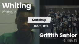 Matchup: Whiting  vs. Griffith Senior  2019