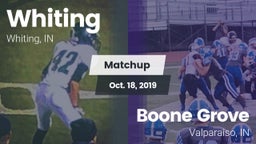 Matchup: Whiting  vs. Boone Grove  2019