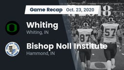 Recap: Whiting  vs. Bishop Noll Institute 2020
