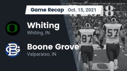 Recap: Whiting  vs. Boone Grove  2021