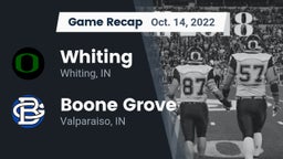 Recap: Whiting  vs. Boone Grove  2022
