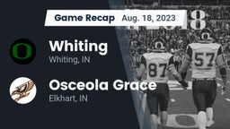 Recap: Whiting  vs. Osceola Grace 2023