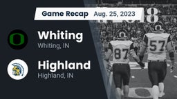 Recap: Whiting  vs. Highland  2023