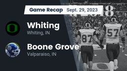 Recap: Whiting  vs. Boone Grove  2023