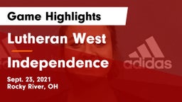 Lutheran West  vs Independence  Game Highlights - Sept. 23, 2021