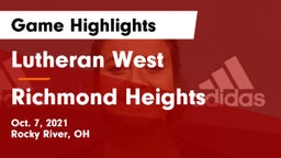 Lutheran West  vs Richmond Heights  Game Highlights - Oct. 7, 2021