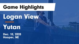 Logan View  vs Yutan  Game Highlights - Dec. 10, 2020