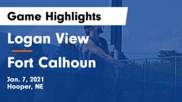 Logan View  vs Fort Calhoun  Game Highlights - Jan. 7, 2021
