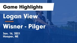 Logan View  vs Wisner - Pilger  Game Highlights - Jan. 16, 2021