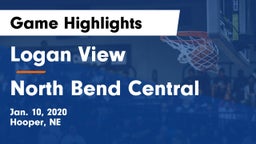 Logan View  vs North Bend Central  Game Highlights - Jan. 10, 2020
