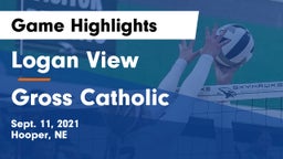 Logan View  vs Gross Catholic  Game Highlights - Sept. 11, 2021