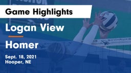 Logan View  vs Homer  Game Highlights - Sept. 18, 2021