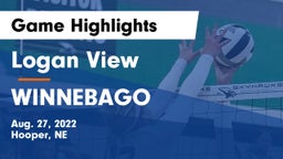 Logan View  vs WINNEBAGO Game Highlights - Aug. 27, 2022