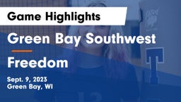 Green Bay Southwest  vs Freedom  Game Highlights - Sept. 9, 2023