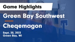 Green Bay Southwest  vs Cheqemagon Game Highlights - Sept. 30, 2023