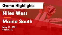Niles West  vs Maine South  Game Highlights - May 19, 2021