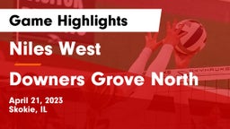 Niles West  vs Downers Grove North  Game Highlights - April 21, 2023