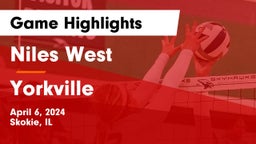 Niles West  vs Yorkville  Game Highlights - April 6, 2024