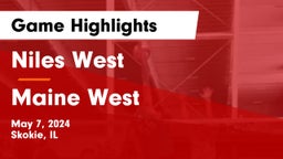 Niles West  vs Maine West  Game Highlights - May 7, 2024