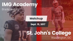 Matchup: IMG Academy vs. St. John's College  2017