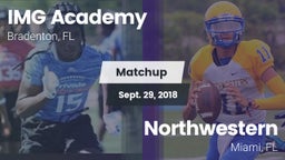 Matchup: IMG Academy vs. Northwestern  2018
