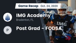 Recap: IMG Academy vs. Post Grad - FODSA 2020