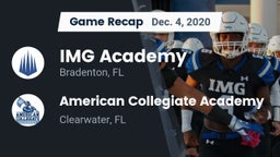 Recap: IMG Academy vs. American Collegiate Academy 2020