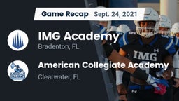 Recap: IMG Academy vs. American Collegiate Academy 2021