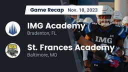 Recap: IMG Academy vs. St. Frances Academy  2023