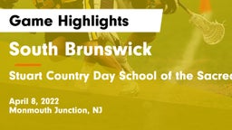 South Brunswick  vs Stuart Country Day School of the Sacred Heart Game Highlights - April 8, 2022