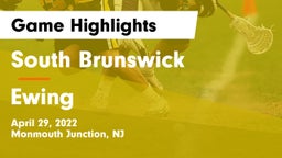 South Brunswick  vs Ewing  Game Highlights - April 29, 2022