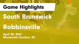 South Brunswick  vs Robbinsville  Game Highlights - April 30, 2022