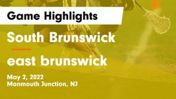 South Brunswick  vs east brunswick Game Highlights - May 2, 2022