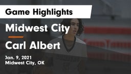 Midwest City  vs Carl Albert   Game Highlights - Jan. 9, 2021