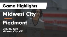 Midwest City  vs Piedmont  Game Highlights - Dec. 28, 2020