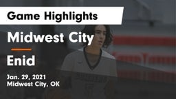 Midwest City  vs Enid  Game Highlights - Jan. 29, 2021