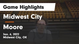 Midwest City  vs Moore  Game Highlights - Jan. 6, 2022