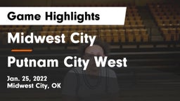 Midwest City  vs Putnam City West  Game Highlights - Jan. 25, 2022