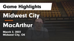 Midwest City  vs MacArthur  Game Highlights - March 2, 2022