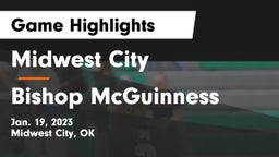 Midwest City  vs Bishop McGuinness  Game Highlights - Jan. 19, 2023