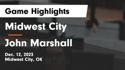 Midwest City  vs John Marshall  Game Highlights - Dec. 12, 2023