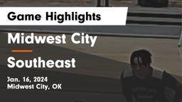 Midwest City  vs Southeast  Game Highlights - Jan. 16, 2024