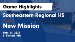 Southeastern Regional HS vs New Mission  Game Highlights - Feb. 11, 2023