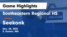 Southeastern Regional HS vs Seekonk  Game Highlights - Dec. 28, 2023