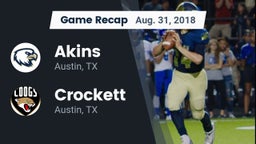 Recap: Akins  vs. Crockett  2018