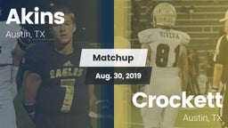 Matchup: Akins  vs. Crockett  2019