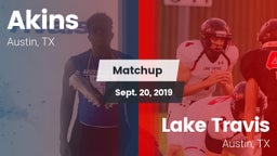 Matchup: Akins  vs. Lake Travis  2019